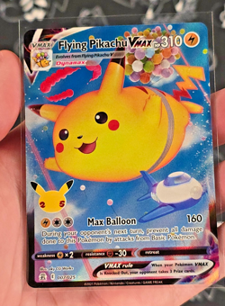 Flying Pikachu VMAX 007/025 - Pokemon 25th Anniversary Celebrations Holo - NM - Image 2