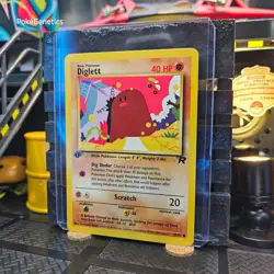 Diglett 1st Edition Team Rocket Pokemon TCG 52/82 Common - Image 2