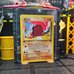 Diglett 1st Edition Team Rocket Pokemon TCG 52/82 Common - Image 3