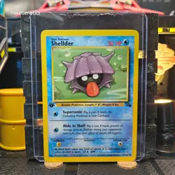 Shellder 1st Edition Fossil Pokemon TCG 54/62 Unlimited Common - Image 1