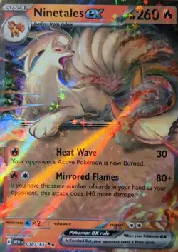 Ninetales ex 038/165 SV: 151 Double Rare Pokemon TCG 2023 NM - Image 1
