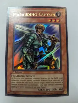 Yugioh Marauding Captain LOD-018 Legacy of Darkness 1st Edition MP - Image 1