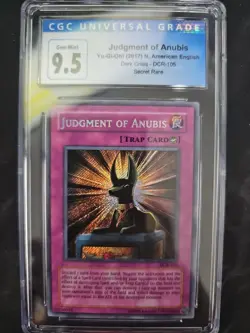 2003 Yu-Gi-Oh! TCG Judgment of Anubis Dark Crisis DCR-105 Secret Rare CGC 9.5/10 - Image 1