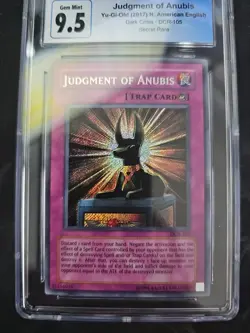 2003 Yu-Gi-Oh! TCG Judgment of Anubis Dark Crisis DCR-105 Secret Rare CGC 9.5/10 - Image 3