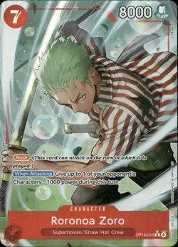 One Piece TCG • Roronoa Zoro OP14-015 • Alternate Artwork • ENG/NM - Image 1
