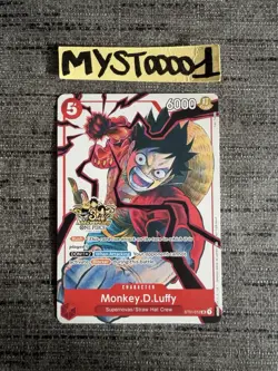 Carte One Piece Monkey.D.Luffy ST01-012 3rd Anniversary Anglais / English Card - Image 1
