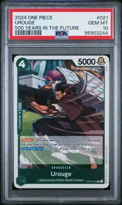 2024 One Piece 500 Years in the Future Urouge PSA 10 GEM #021 Supernovas RARE - Image 1