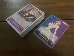 Vinsmoke Reiju Purple Blue OP12 Complete Deck - One Piece TCG Ready To Play - Image 1