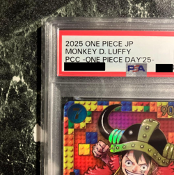 PSA 10 One Piece Monkey D. Luffy P-110 Promos Japanese One Piece Day '25 - Image 2