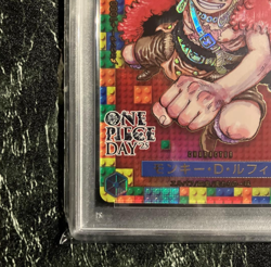 PSA 10 One Piece Monkey D. Luffy P-110 Promos Japanese One Piece Day '25 - Image 4