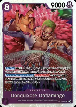 One Piece TCG • Donquixote Doflamingo OP10-071 • Super Rare • ENG/NM - Image 1