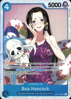 One Piece TCG • Boa Hancock OP01-078 • Super Rare • ENG/NM - Image 1