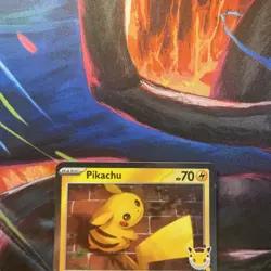 Pikachu 051 /162 Stamped 2026 Pokemon Day 30 Promo TCG With Coin - Image 2