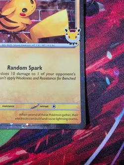 Pikachu 051 /162 Stamped 2026 Pokemon Day 30 Promo TCG With Coin - Image 3