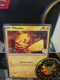 Pikachu 051 /162 Stamped 2026 Pokemon Day 30 Promo TCG With Coin - Image 2