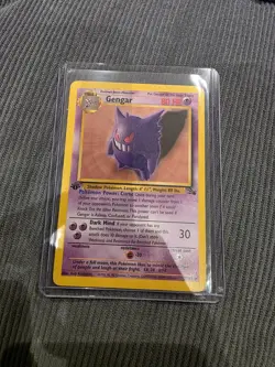 Gengar 20/62 1st Edition Fossil Set Rare Non-Holo Pokemon Card WOTC 1999 - Image 5