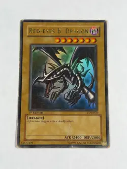 Red-Eyes B. Dragon LOB-070 Ultra Rare 1st Edition GLOSSY Yugioh HP - Image 1