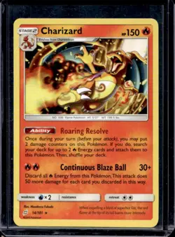 2019 Pokemon Sun & Moon Team Up Charizard #14/181 - Image 1