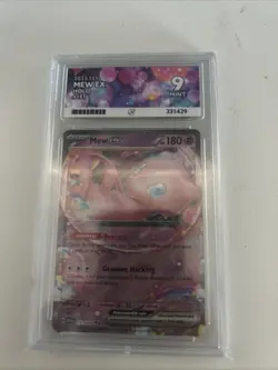 Pokemon Mew EX TCG Scarlet & Violet Holo Card 151/165 English Edition ACE 9 - Image 1