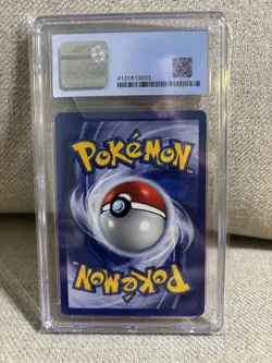 CGC 9 MINT Machamp 1999 Base Set 1st Edition 8/102 Cosmos Holo Pokemon - Image 2