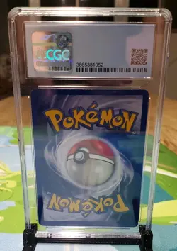 CGC Ex/NM+ 6.5 Machamp Pokemon 1st Edition Base Set Holo 8/102 - Image 3