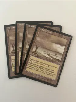 MTG 4x Remote Farm Mercadian Masques + Free Bonus Cards. - Image 1