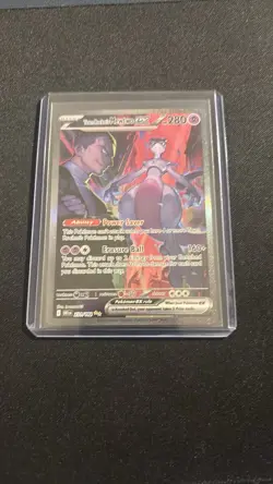 Pokemon Team Rocket's Mewtwo ex 231/182 Destined Rivals Rare Holo English Card - Image 1