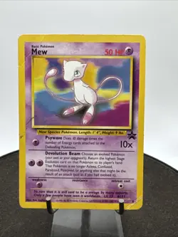 RARE Mew Promo Star Pokemon Card 1995 #151 - Image 1