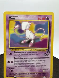 RARE Mew Promo Star Pokemon Card 1995 #151 - Image 2