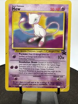 RARE Mew Promo Star Pokemon Card 1995 #151 - Image 3