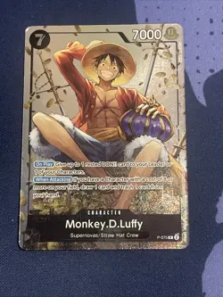Monkey.D.Luffy (Tin Pack Set Vol. 2) P-075 One Piece Promotion Cards Foil - Image 1