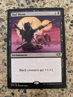 Bad Moon 135 Commander 2014 Regular MTG TCG CARD NM - Image 1