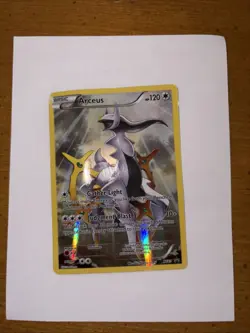 Pokemon TCG Arceus XY XY83 Holo Promo Card Near Mint Condition - Image 1