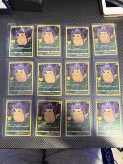 LOT OF 12 Pikachu 005/025 SWSH: Celebrations 25th Anniversary Cards English TCG - Image 1