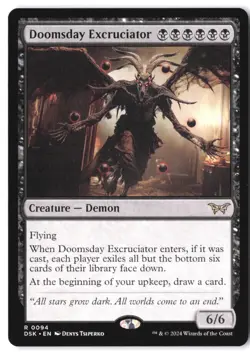 Doomsday Excruciator #94 Duskmourn: House of Horror NM Foil - Image 1