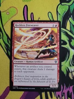 Reckless Fireweaver 106 - NM - Commander: Aetherdrift C - Image 1