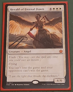 MTG Herald of Eternal Dawn- Foundations- Regular-#17 - Image 1