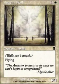 MTG Angelic Wall - Foil, Odyssey, Lightly Played, English - Image 1