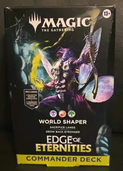 Magic The Gathering: Edge of Eternities Commander Deck World Shaper New Sealed - Image 1