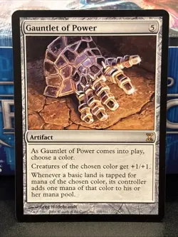 Gauntlet of Power Time Spiral Magic MTG 255 UP NM - Image 1
