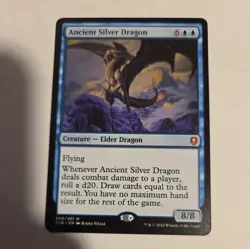 Ancient Silver Dragon Commander Legends: Battle for Baldur's Gate #056 Mythic - Image 1