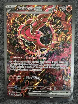 Pokemon TCG Oricorio EX 024 Rare Promo, Mega Evolution NM - Image 1