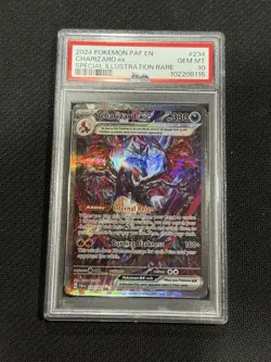 PSA 10 Charizard EX 234/091 Special Illustration Rare SIR Pokemon Paldean Fates - Image 1