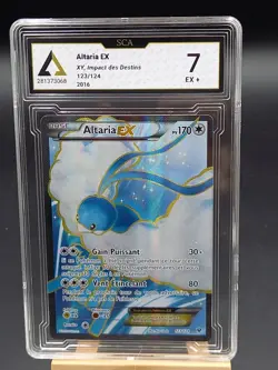 Carte Pokemon ALTARIA 123/124 Ultra Rare EX Full Art FA XY10 FR SCA 7 PCA ! - Image 1