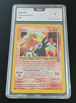 Carte Pokemon Entei 34 Promo Wizards 2001 - US - PCA 9 - Image 1