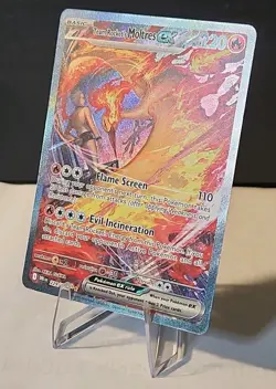 Pokemon TCG Team Rockets Moltres EX 229/182 SIR Destined Rivals Near Mint - Image 1