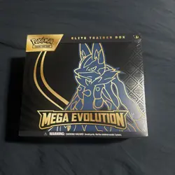 Pokemon TCG Mega Evolution Elite Trainer Box Lucario ETB [Factory Sealed] - Image 1