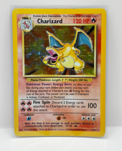 Pokemon TCG Charizard Base Set 4/102 Holo 1999-2000 Wizards Base Set Shadow - Image 1