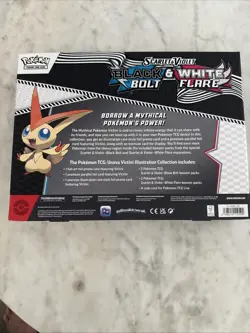 Pokemon Black Bolt & White Flare Unova Victini Illustration Collection Box New - Image 2