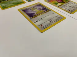 First 1st Edition Pokemon Jungle Lot Mankey Goldeen Nidoran Jigglypuff Meowth - Image 2